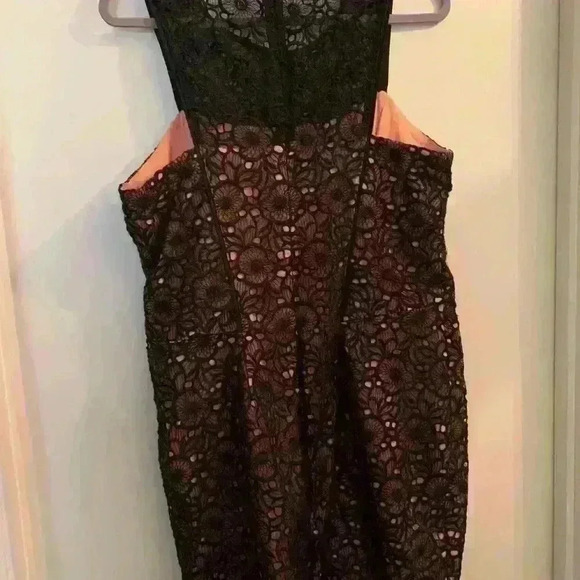 Jessica Simpson black lace sleeveless dress size 12 - Picture 5 of 7